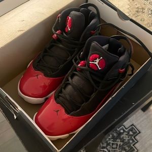 Jordan 6 Rings Red Black White Size 8.5